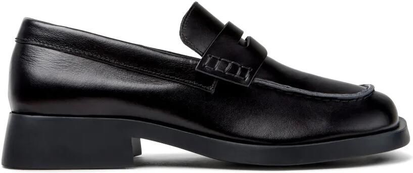 Camper Donna loafers van glad leer Zwart