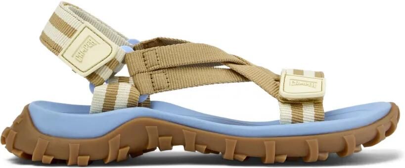 Camper Drift Trail gestreepte sandalen Beige