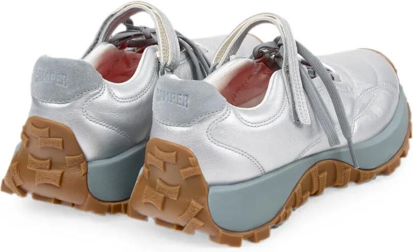 Camper Drift Trail leren sneakers Zilver - Foto 3
