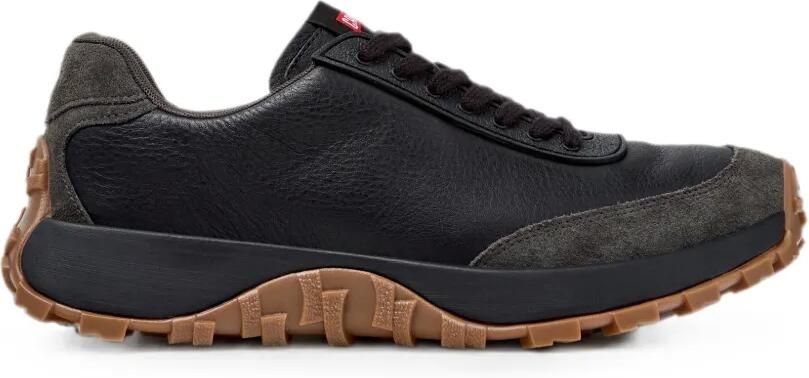 Camper Drift Trail leren sneakers Zwart