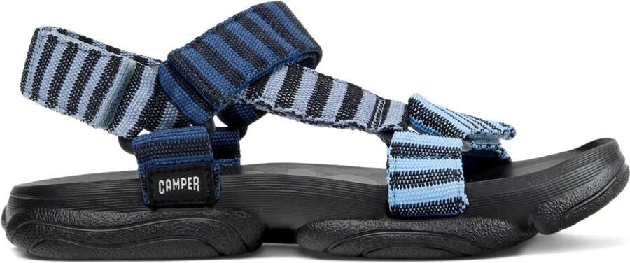 Camper Gestreepte Karst sandalen Blauw