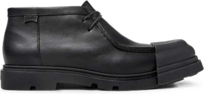Camper Junction leren desert boots Zwart