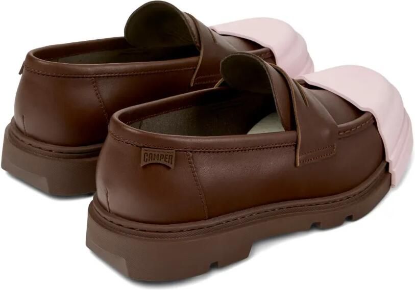 Camper Junction leren loafers Bruin - Foto 3