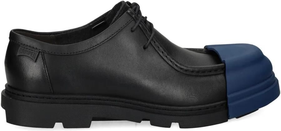 Camper Junction leren schoenen met rubberen neus Zwart