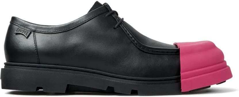 Camper Junction leren veterschoenen Zwart