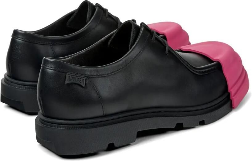 Camper Junction leren veterschoenen Zwart - Foto 3