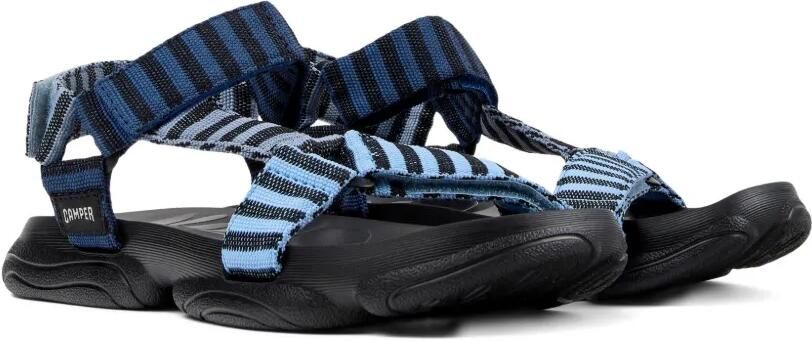 Camper Karst gestreepte sandalen Blauw - Foto 5