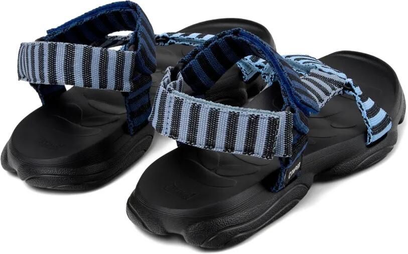 Camper Karst gestreepte sandalen Blauw - Foto 3