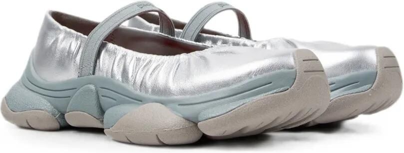 Camper Karst leren ballerina's Zilver - Foto 5