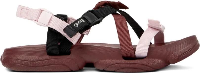 Camper Karst sandalen met gespbandje Zwart