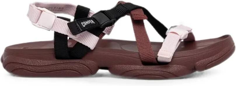 Camper Karst sandalen met gespsluiting en bandjes Roze