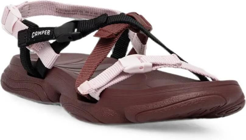 Camper Karst sandalen met gespsluiting en bandjes Roze - Foto 2