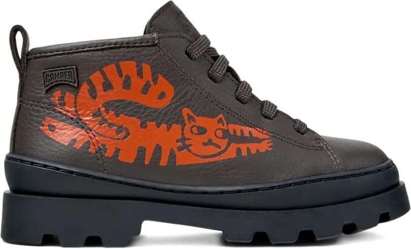Camper Kids Brutus veterlaarzen met kattenprint Grijs - Foto 4