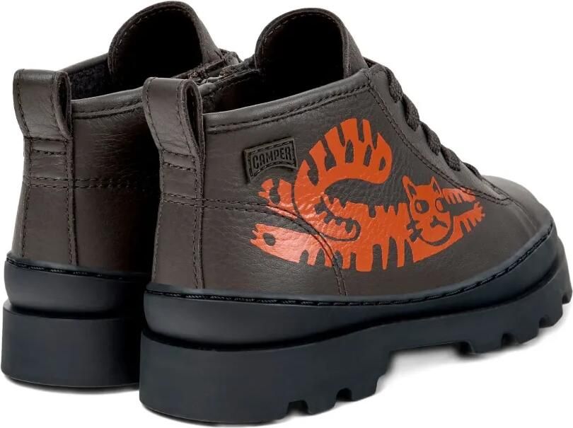 Camper Kids Brutus veterlaarzen met kattenprint Grijs - Foto 3