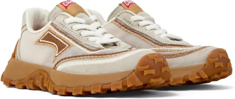 Camper Kids Contrasterende tweeling sneakers Beige