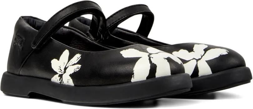 Camper Kids Duet Twins ballerina's met bloe print Zwart