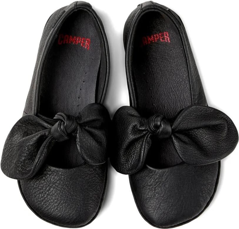 Camper Kids Leren ballerina's met strik Zwart - Foto 2