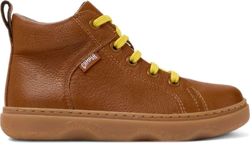 Camper Kids Leren enkellaarzen Bruin