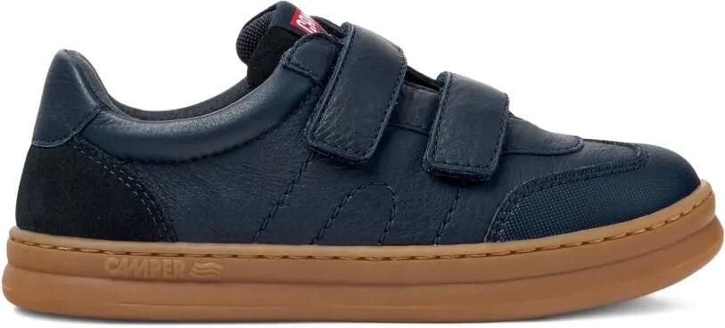 Camper Kids Leren sneakers met dubbele bandjes Blauw