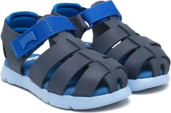 Camper Kids Oruga leren sandalen Blauw