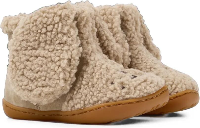 Camper Kids Peu Cami laarzen van imitatielamswol Beige