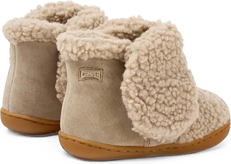 Camper Kids Peu Cami laarzen van imitatielamswol Beige - Foto 4