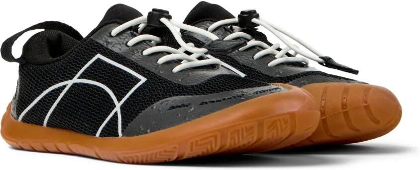 Camper Kids Peu Path sneakers met geometrisch patroon Zwart