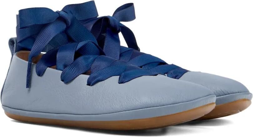 Camper Kids Right ballerina's met veters Blauw
