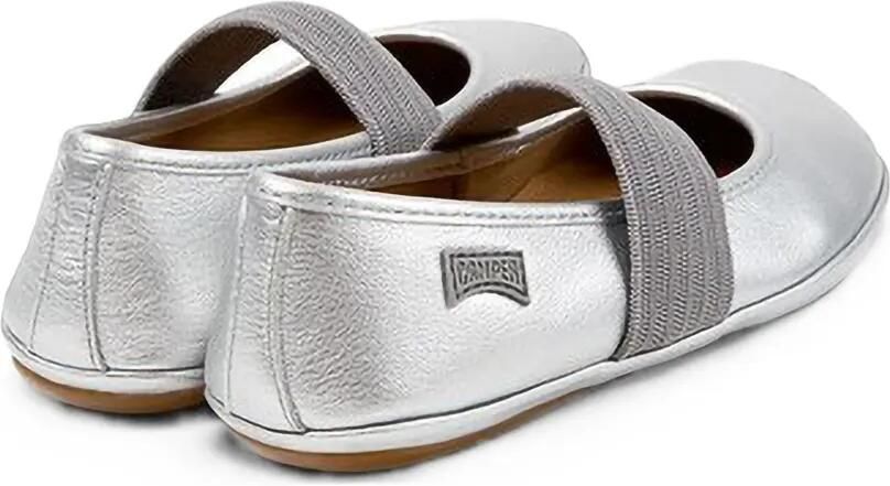 Camper Kids Right ballerina's met elastisch bandje Zilver - Foto 3
