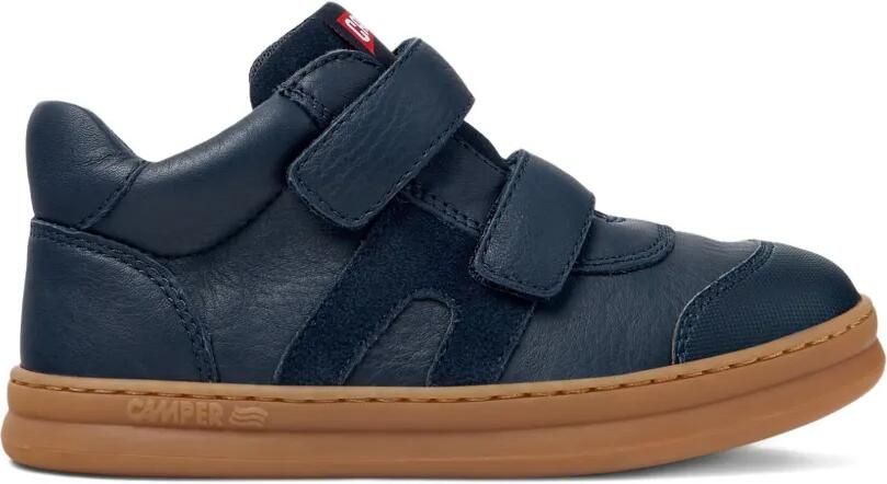 Camper Kids Runner leren sneakers met dubbele bandjes Blauw