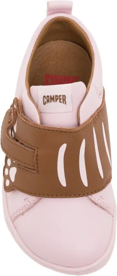 Camper Kids Sneakers met klittenband en dierenpatch Roze - Foto 3