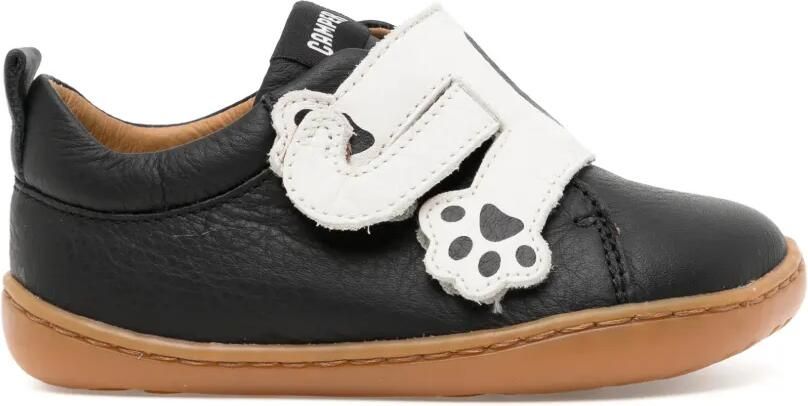 Camper Kids Sneakers met klittenband Zwart