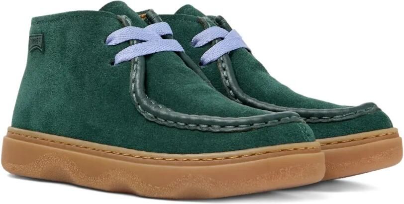 Camper Kids Suède enkellaarzen Groen