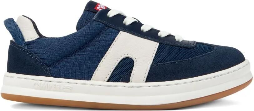Camper Kids Suède sneakers met rits Blauw