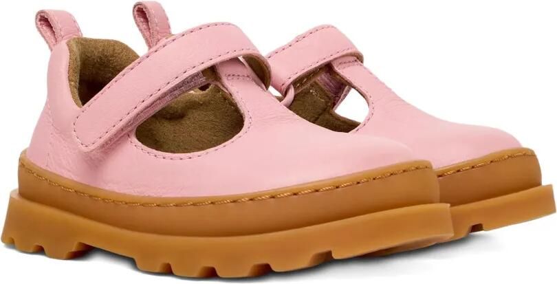 Camper Kids T-bar leren ballerina's Roze