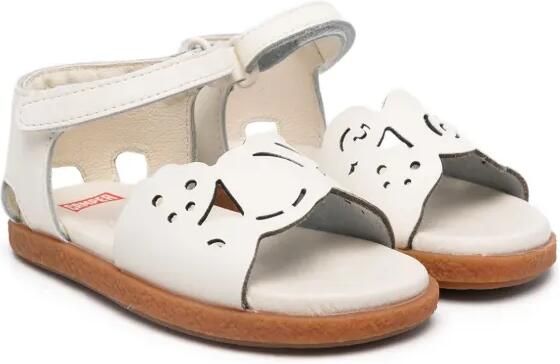 Camper Kids Twins leren sandalen Wit