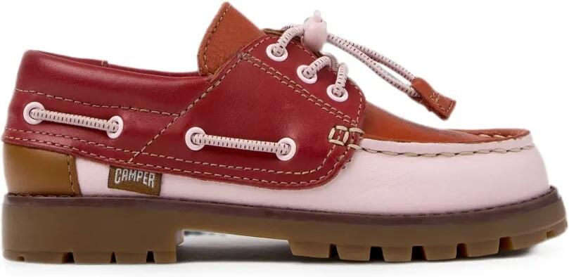Camper Kids Twins leren schoenen Rood