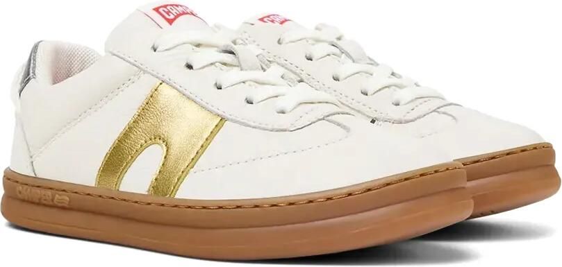 Camper Kids Twins leren sneakers Wit