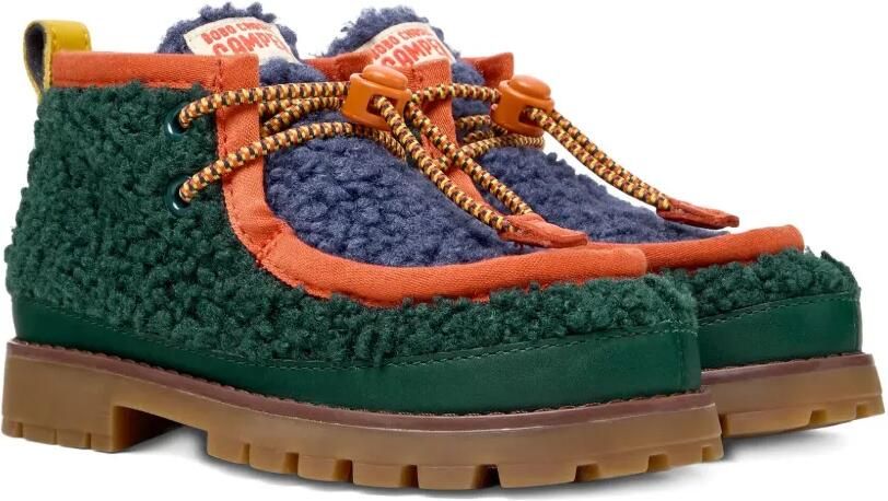 Camper Kids x Bobo Choses lammy enkellaarzen Groen