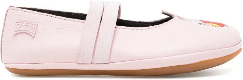 Camper Kids x Moomin sneaker-ballerina's Roze