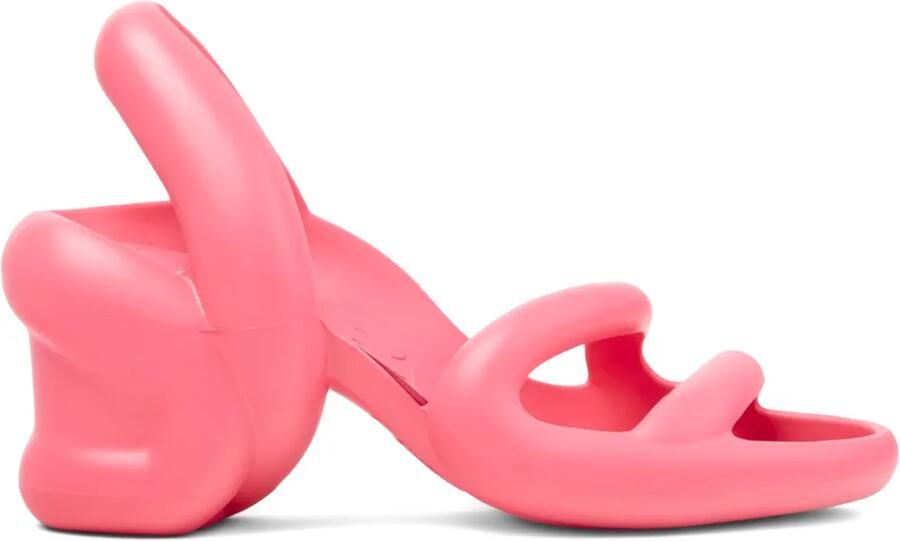 Camper Kobarah sandalen met open neus en hak Roze