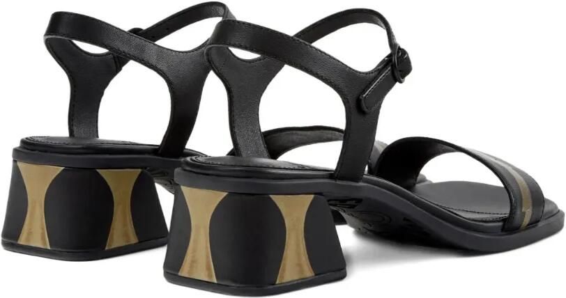 Camper Kora sandalen met blokhak en bandje Zwart - Foto 3