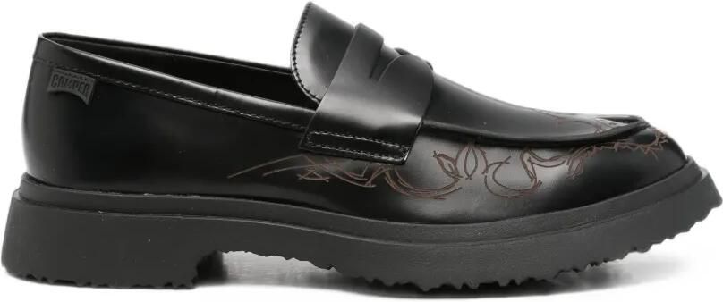 Camper leather loafers Zwart