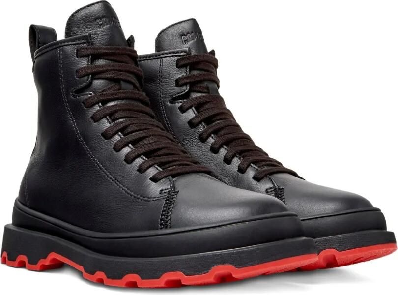 Camper Leren combat boots Zwart - Foto 2