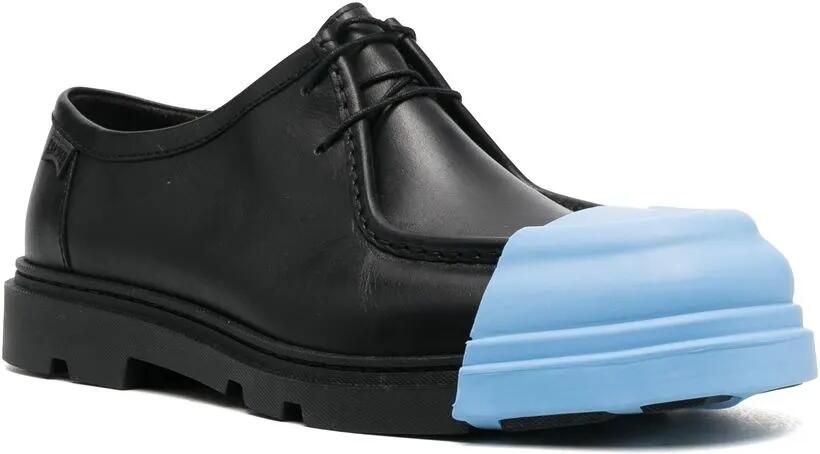 Camper Leren derby veterschoenen Zwart - Foto 3