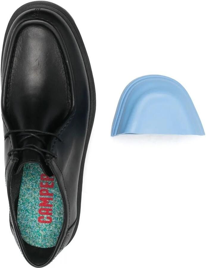 Camper Leren derby veterschoenen Zwart - Foto 2