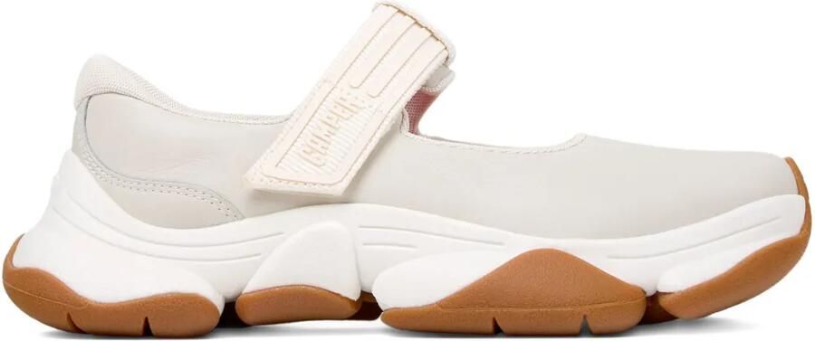 Camper Leren sneakers met bandje Wit