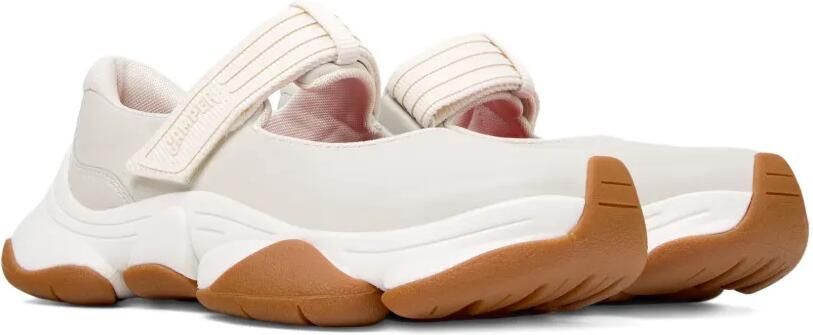 Camper Leren sneakers met bandje Wit - Foto 5