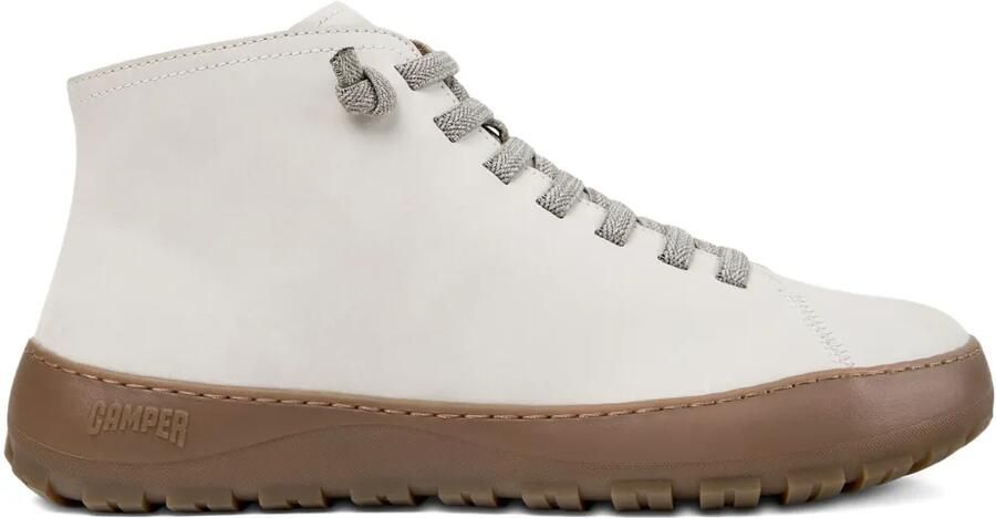Camper Leren sneakers met veters Beige