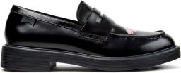 Camper Loafers met bloemenprint Zwart